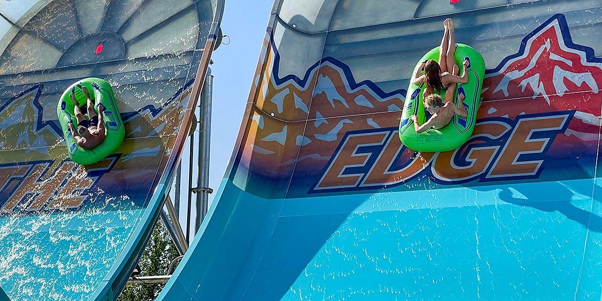 The Edge is a thrill ride of a water slide